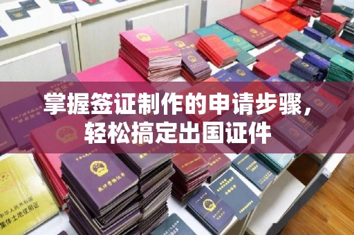 黄南掌握签证制作的申请步骤，轻松搞定出国证件