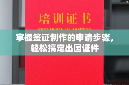 黄南掌握签证制作的申请步骤，轻松搞定出国证件